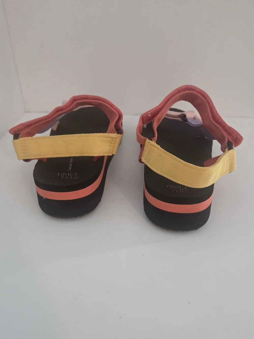Time And Tru Kids Coral & Pink Sport Sandals Size 7